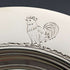 Plato y cuchara de plata esterlina, vintage británico de alrededor de 1940, 17,5 cm de diámetro, 245 g en total, en estuche original de Finnigans.
