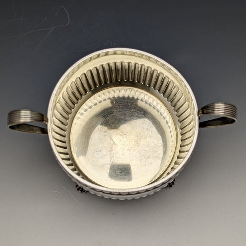 1909 古董瑞典純銀(800 銀)糖罐和奶油罐套裝總 367 克