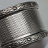 Anillo de servilleta de plata de ley (925) vintage, Reino Unido, alrededor de 1960, par, WH Manton, en caja