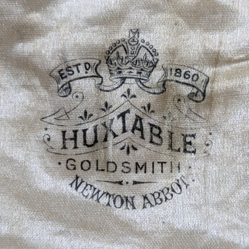 Around 1960 British Vintage Pure Silver (925 Silver) Napkin Ring Pair WH Manton Boxed