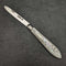 1895 British Antique White Pearl Shell Handle Pure Silver Blade Folding Pen Knife Mappin Brothers