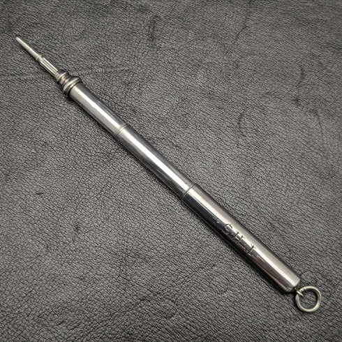 1892年 英国アンティーク 純銀製マジックペンシル 伸縮式63-140mm Frederick Charles Berkeley