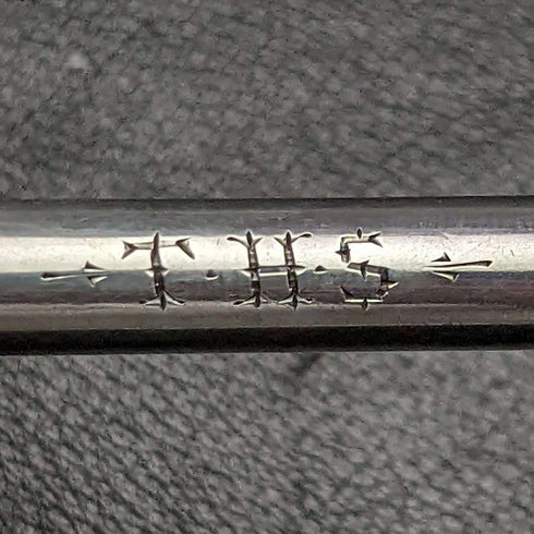 1892年 英国アンティーク 純銀製マジックペンシル 伸縮式63-140mm Frederick Charles Berkeley