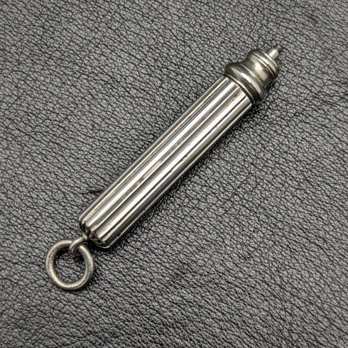 1900 年左右英國古董純銀魔術鉛筆伸縮式 45-83 毫米 S.MORDAN