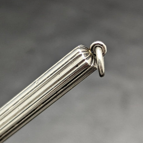 1900 年左右英國古董純銀魔術鉛筆伸縮式 45-83 毫米 S.MORDAN