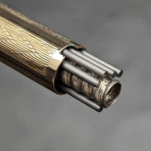 British Vintage Yard O 紅卷金自動鉛筆盒裝