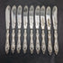 Around 1850 British antique silver plate knife x9 set Harrison Brothers & Howson boxed