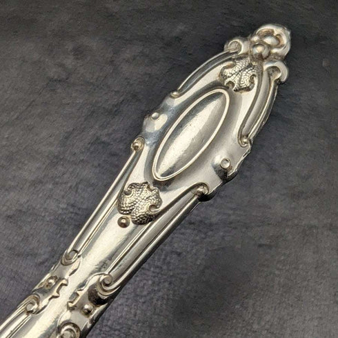 1850 年左右英國古董銀盤刀 x9 套裝 Harrison Brothers & Howson 盒裝
