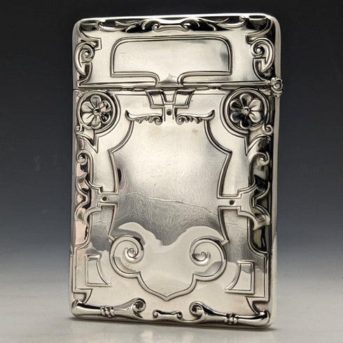 1908 英國古董純銀(925 銀)名片夾 63g Crisford and Norris