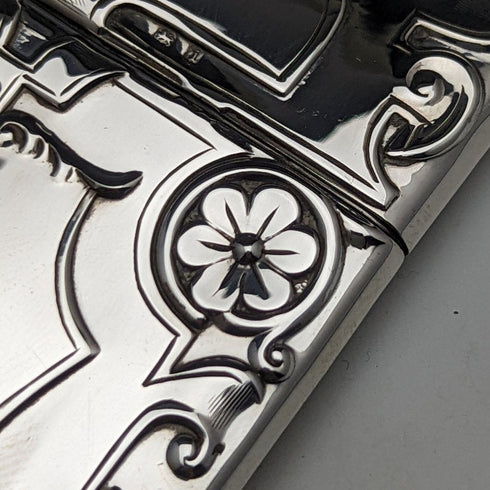 1908 英國古董純銀(925 銀)名片夾 63g Crisford and Norris