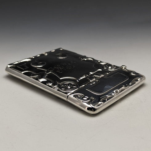 1908 英國古董純銀(925 銀)名片夾 63g Crisford and Norris