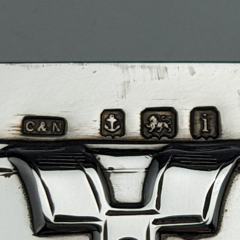 1908 英國古董純銀(925 銀)名片夾 63g Crisford and Norris