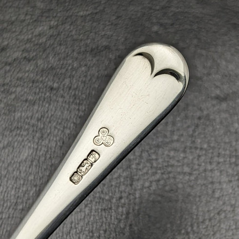 1979 Made in England Pure Silver (925 Silver) Locomotive Engraving Set of 6 Teaspoons C&C Co Case