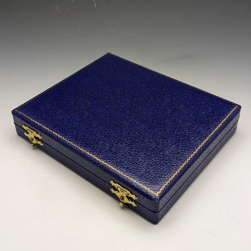 1979 Made in England Pure Silver (925 Silver) Locomotive Engraving Set of 6 Teaspoons C&C Co Case