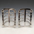 1921 British Antique Pure Silver (925 Silver) Toast Rack Pair Total 216g Hukin & Heath