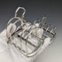 1921 British Antique Pure Silver (925 Silver) Toast Rack Pair Total 216g Hukin & Heath