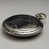 Vintage Good Working Swiss Saturno Art Deco Decorated Silver Side Pocket Watch