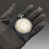 Vintage Good Working Swiss Saturno Art Deco Decorated Silver Side Pocket Watch