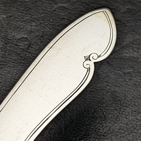 1879年 英国アンティーク シルバープレート 薄型カトラリー 12x2セット Elkington 木箱入り