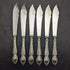 1929 British Vintage Pure Silver (925 Silver) Handle Fish Cutlery 6x2 & Server Set CH Beatson Wooden Boxed