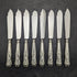 英國復古鍍銀手柄不銹鋼刀片餐具 8x2 套裝 Viners