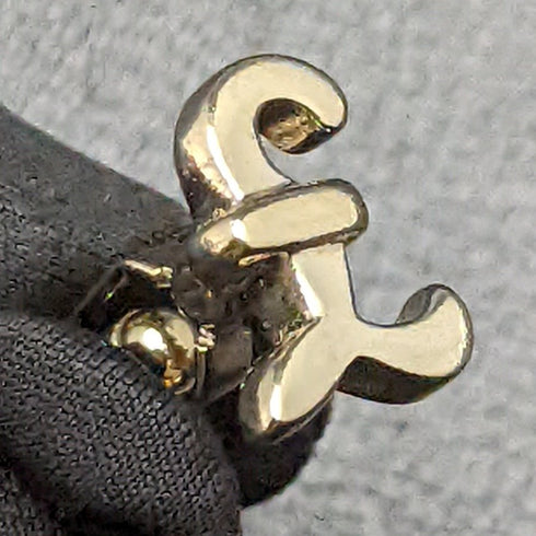 英國製造純銀鍍金英鎊袖扣