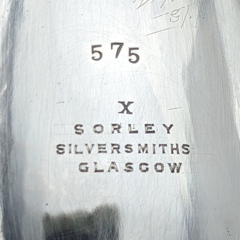 1891 年英國古董純銀(925 銀)水果碗 272 克 Walter & John Barnard