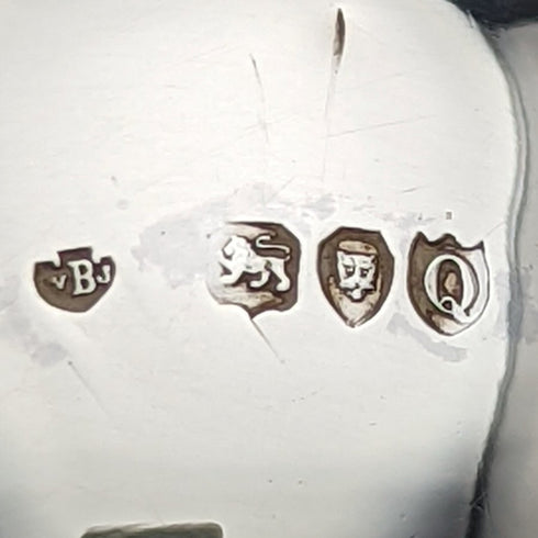 1891 年英國古董純銀(925 銀)水果碗 272 克 Walter & John Barnard