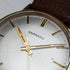 1981 British vintage working fine Garrard K9 solid gold case 3 hands mechanical men's watch