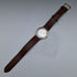 1981 British vintage working fine Garrard K9 solid gold case 3 hands mechanical men's watch