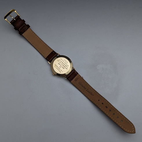 1981 British vintage working fine Garrard K9 solid gold case 3 hands mechanical men's watch