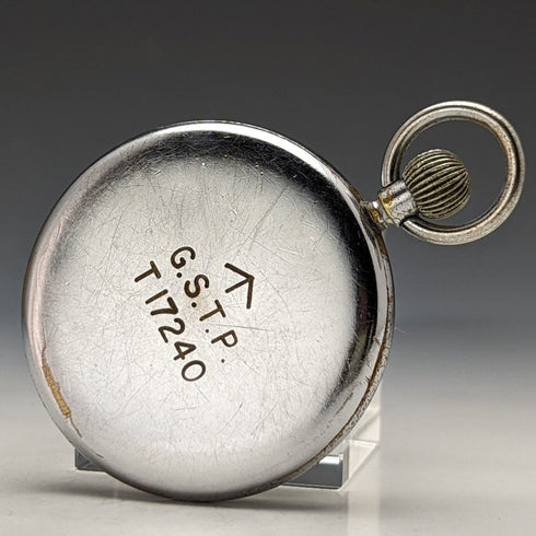 1940年頃 ヴィンテージ 動作良好 ジャガー・ルクルト ブロードアロー WW2 英国ミリタリー懐中時計