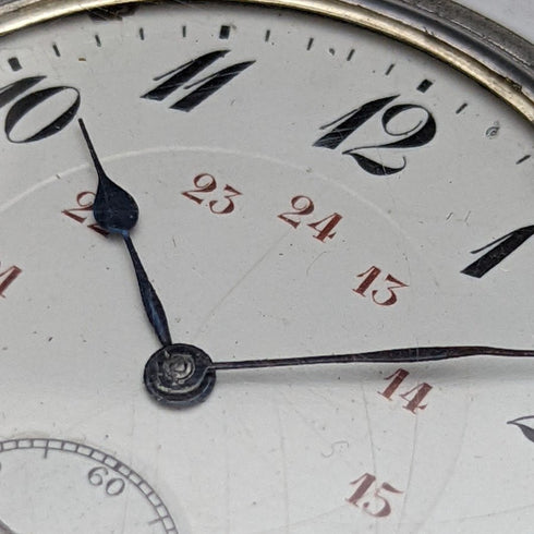 アンティーク 動作良好 スイス製 E.H.Roundly 馬彫刻 ハンターケース 機械式 懐中時計