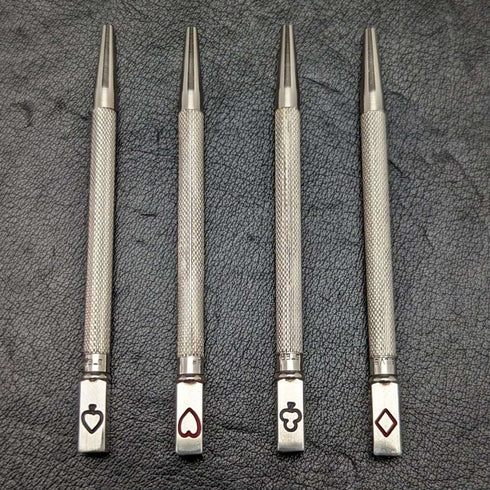 ヴィンテージ 純銀(925シルバー) 推進式ペンシル 4本セット 箱入り