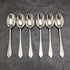 1959 British Vintage Sterling Silver Multi-Hallmark Teaspoon Set of 6 in Case