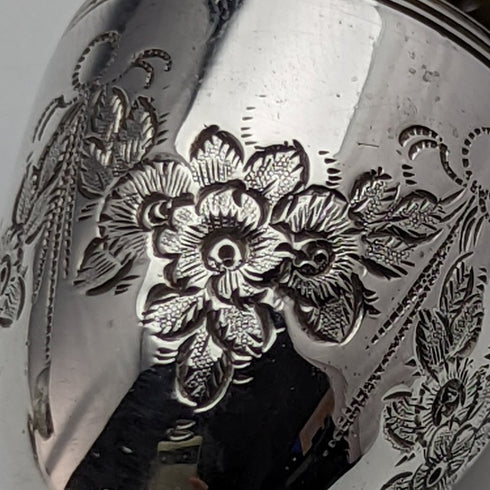 1887年頃 英国アンティーク 純銀 クルエ(調味料入れ)セット 箱入り