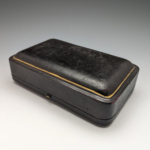 1887年頃 英国アンティーク 純銀 クルエ(調味料入れ)セット 箱入り