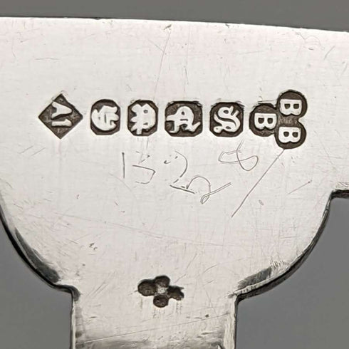 Antigüedad inglesa de alrededor de 1900, porta tostadas grande de plata chapada, 438g