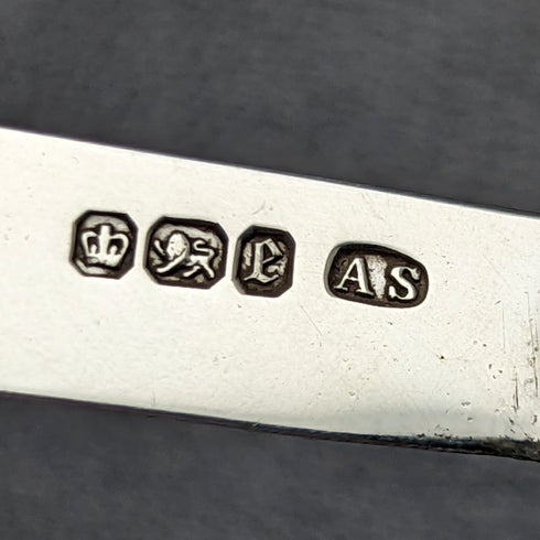 1897 British Antique Folding Pen Knife White Pearl Handle Pure Silver Blade