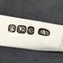 1897 British Antique Folding Pen Knife White Pearl Handle Pure Silver Blade