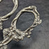 Tijeras para uvas de plata chapada, antigüedades británicas, con grabado de uvas, 102 g