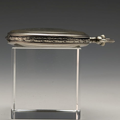 Antique ELECTION pocket watch silver side open face works well