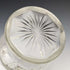 Barril para galletas de cristal tallado vintage británico, tapa chapada en plata, 823 g
