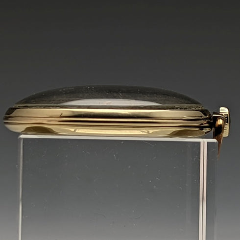 【整備済】米国ヴィンテージ グリュエン 懐中時計 VERI-THIN 折りたたみナイフ&アルバートチェーン付き BOX入