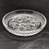 Set de 5 platos pequeños de cristal tallado vintage británico