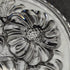 Set de 5 platos pequeños de cristal tallado vintage británico
