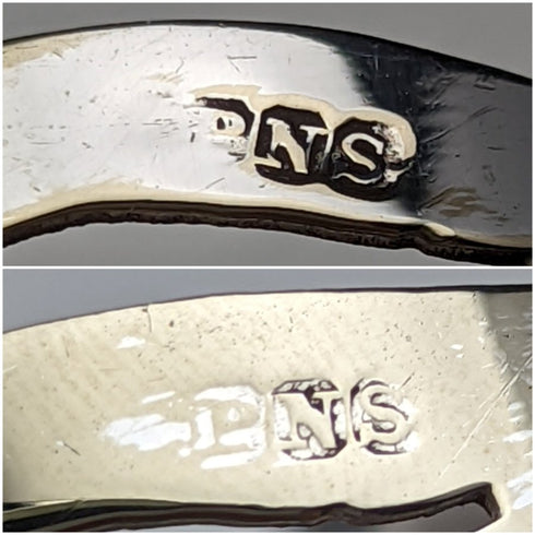 英国ヴィンテージ シルバープレート ナプキンリング ペア