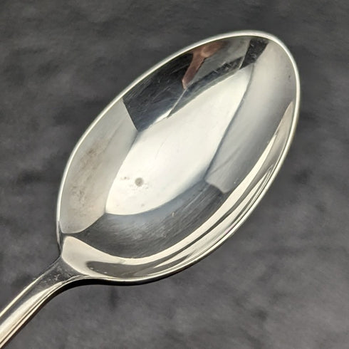 1958 British vintage sterling silver teaspoon set of 6 in a case