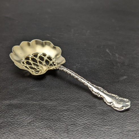1899 American Antique Sterling Silver Bonbon Spoon COWELL & HUBBARD