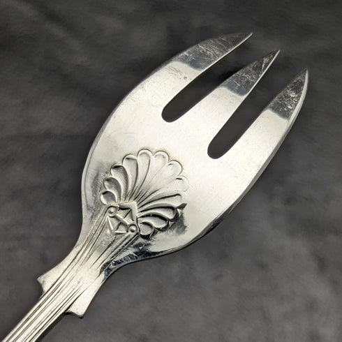 英国ヴィンテージ シルバープレート製 フォーク6本セット ケース入り